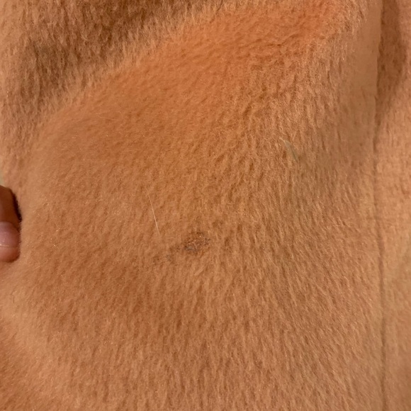 Peachy pink car coat, size small - Picture 5 of 11